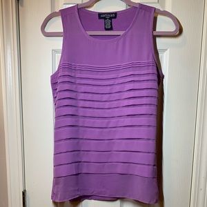 By Artisan Petite Orchid Top, Petite Small, EUC